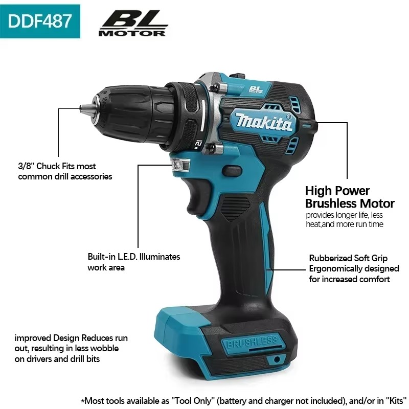 Taladro Inalámbrico Original M - Makita Drill Ddf484 reseña y precio