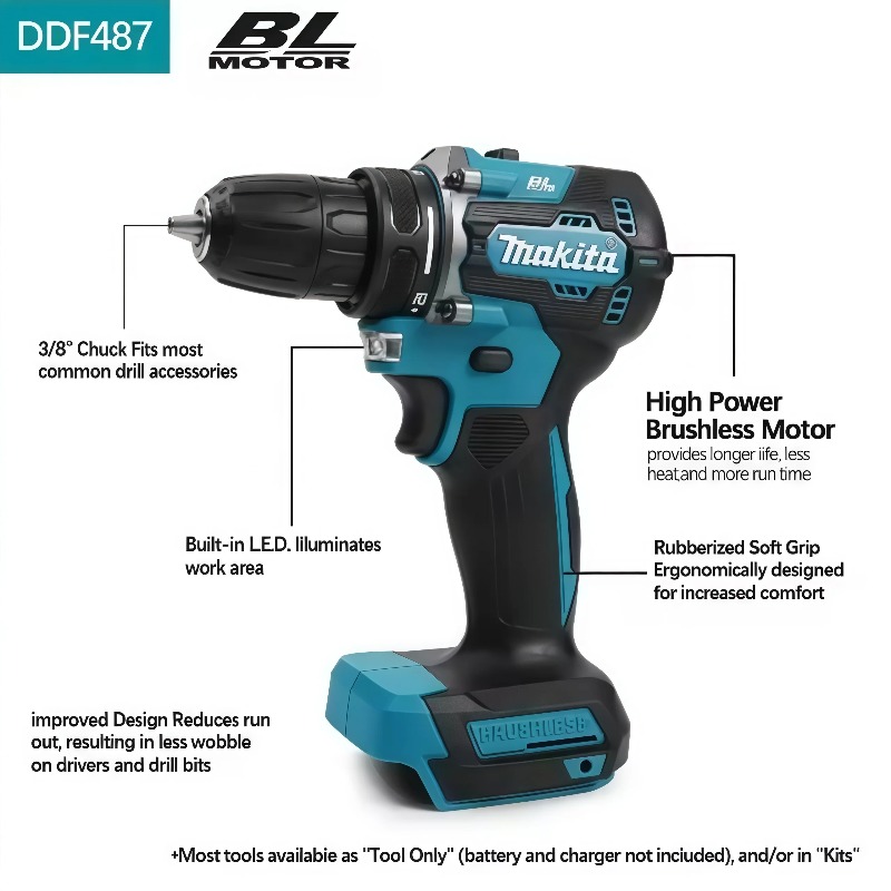 Taladro Inalámbrico Makita DDF - Makita Drill Ddf484 reseña y precio